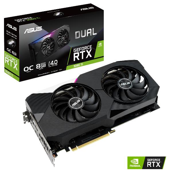 Scheda Video Asus DUAL-RTX3060TI-O8G